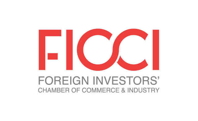 Foreign Investors' Chamber of Commerce and Industry FICCI logo ফরেন ইনভেস্টরস চেম্বার অব কমার্স অ্যান্ড ইন্ডাস্ট্রি’ ফিকি